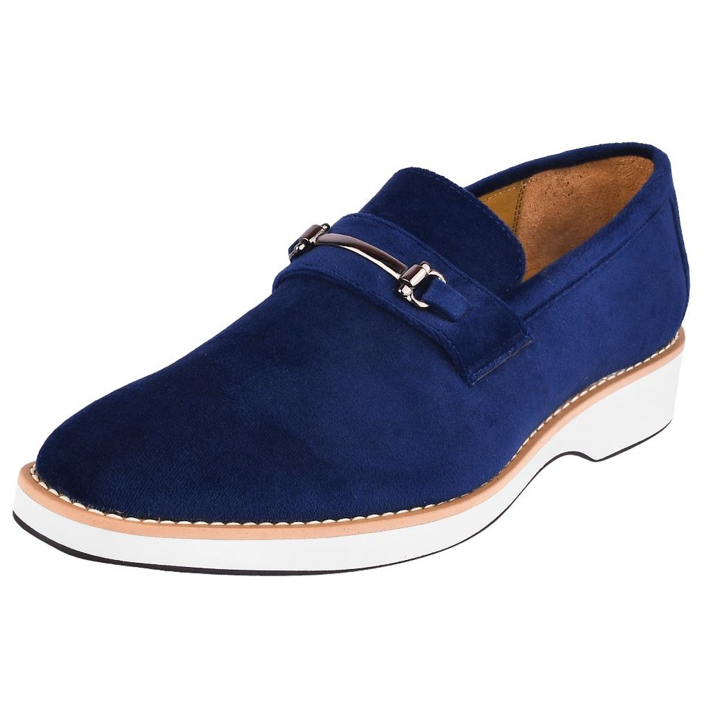 LIBERTYZENO Mens Velvet Loafers and Slip On Shoes